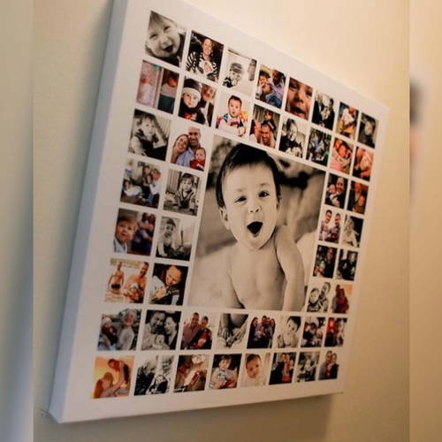 Customized Multiple Photo Frame Collage Canvas #1042