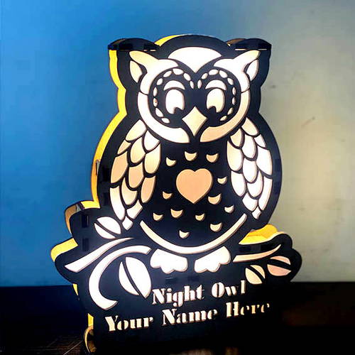 Night Owl Customized Your Loving Name Board #222