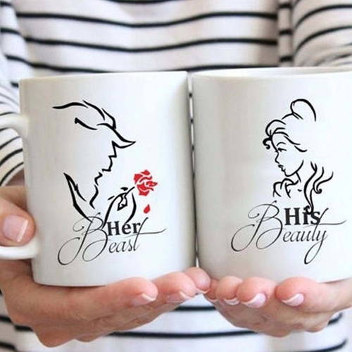 Beast & Beauty Mug Set