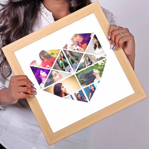 Customized Heart Photo Frame