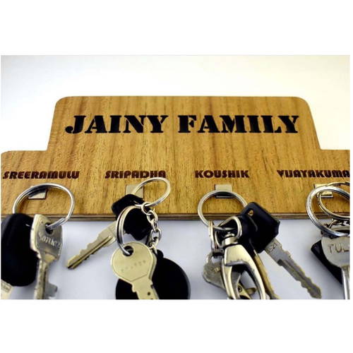 Family With Name Key Holder