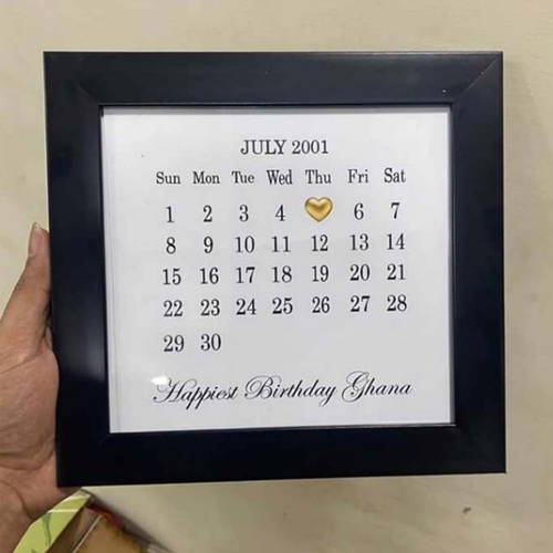 Customized Love Frame With Your Message And Dates