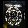 Customized Fearless Lion Name Board Multi Color Led And Remote