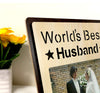 World's Best Husband Personalized Photo Frame