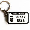 Customized Your Vehicle Number Plate Keychain #123