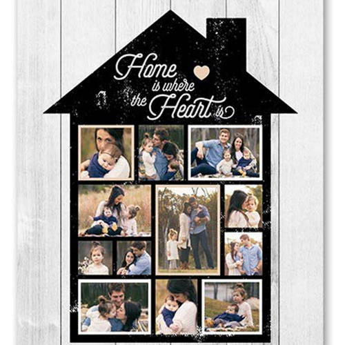 Customized Home Is Where The Heart Is Photo Frame