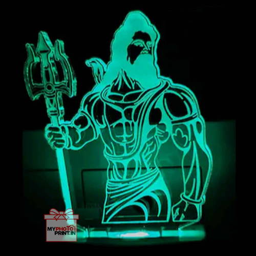 Shiv Ji Plug Acrylic Night Lamp