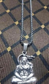 Hanuman Ji Silver Locket With Chain