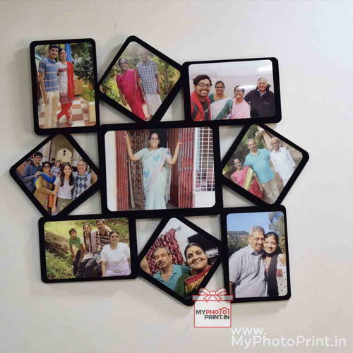 Customized Unique Cutout Multi Photo Frame/collage