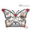 Personalized Butterfly Shape Family Wooden Collage