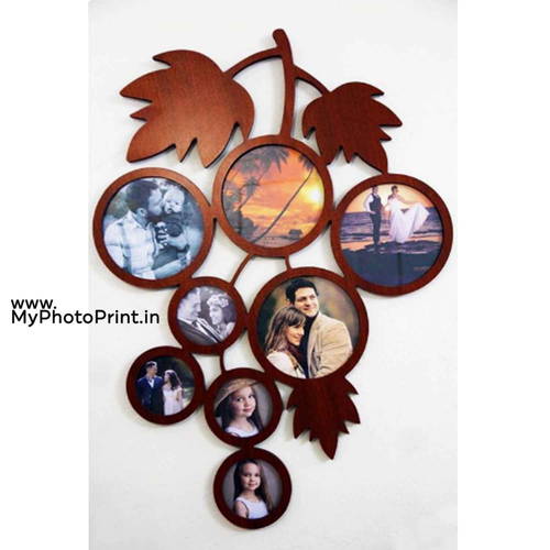 Personalized Tree Wooden Photo Frame Collage