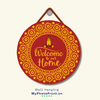 Welcome Home Wall Hanging | Name Plate | Entry Namaste Name Plate #24