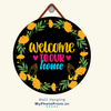 Welcome Home Wall Hanging | Name Plate | Entry Namaste Name Plate #26