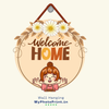 Welcome Home Wall Hanging | Name Plate | Entry Namaste Name Plate #31