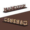 Stylish Customized Double Colour Flip Wooden Name