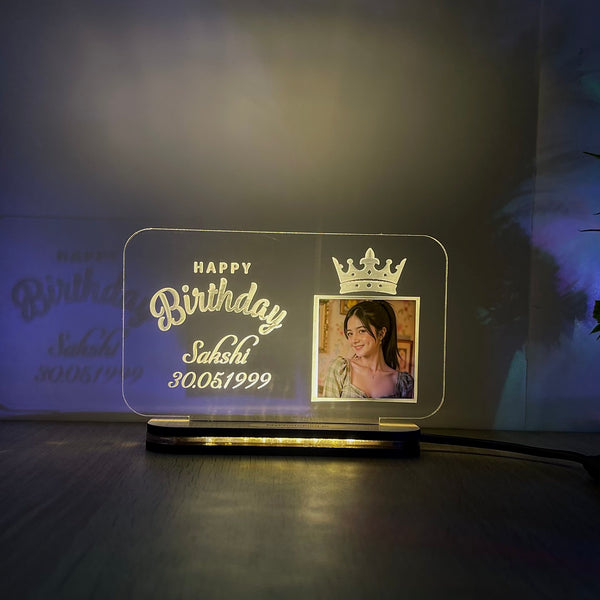 Royal Birthday LED Crown Lamp