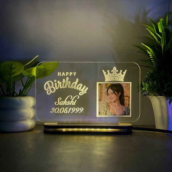 Royal Birthday LED Crown Lamp
