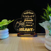 Personalized Friendship Promise Lamp