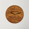Eternal Gratitude Wall Clock
