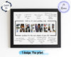 Farewell Custom Gift Collage – A Thoughtful Coworker Leaving Gift