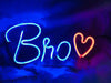 BRO Neon Light – Personalized Wall Decor Gift