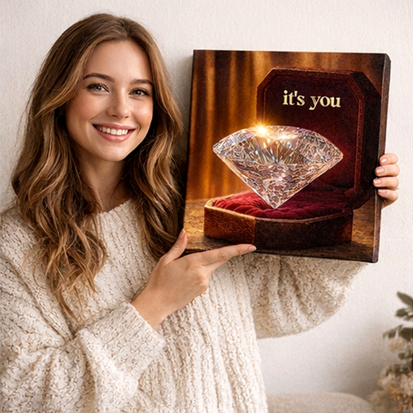 MyPhotoPrint Luxury its you Dimond Canvas | Luxury Thoughtful Gift