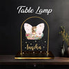 Personalized Kids Theme Acrylic LED Night Lamp with Wooden Base