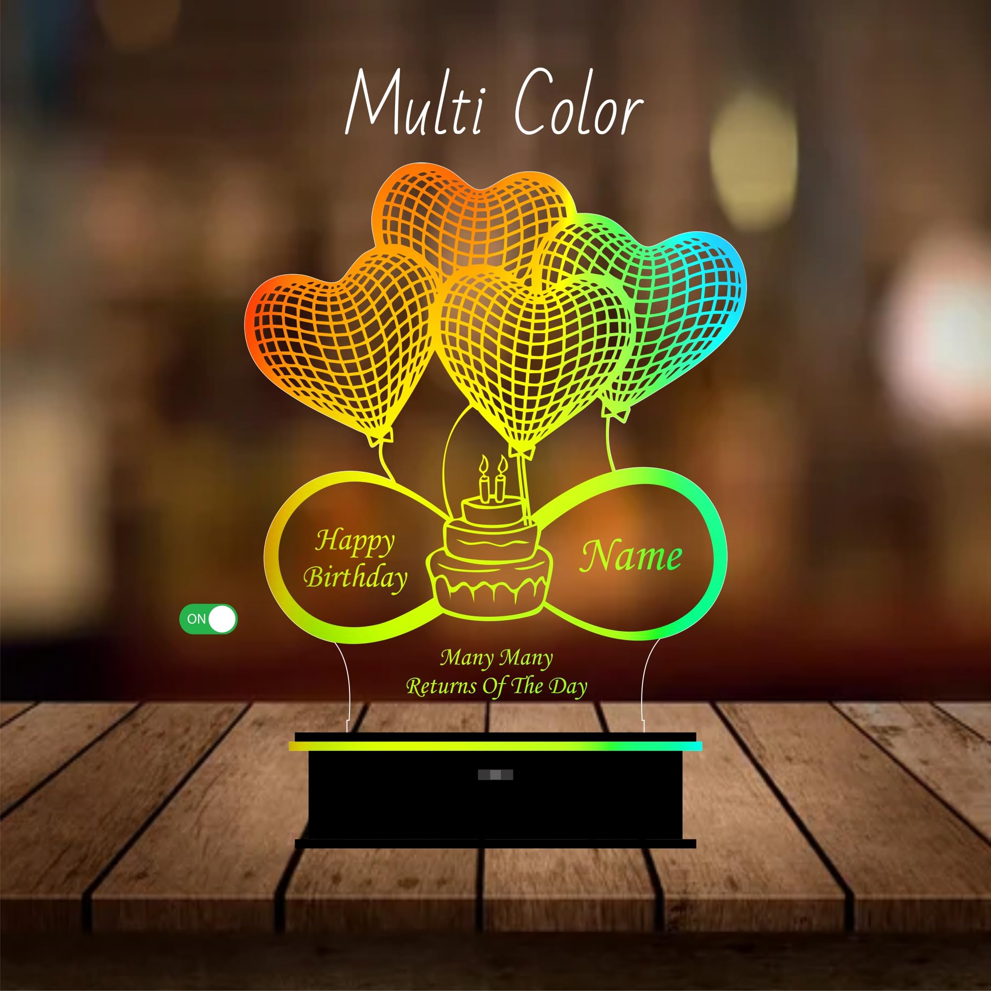 Birthday/Anniversary Photo Lamp
