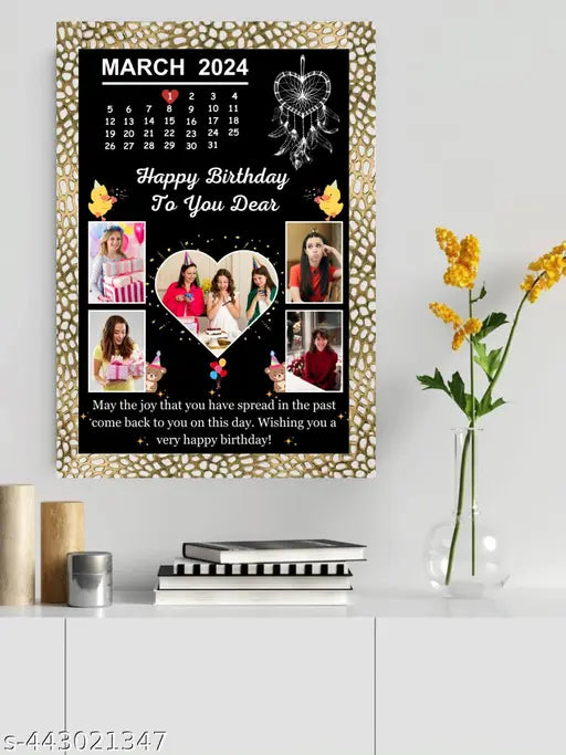 Happy Birthday Customized Photo Frame