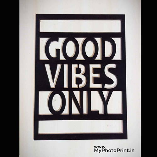 Good Vibes Only Wooden Wall Decoration