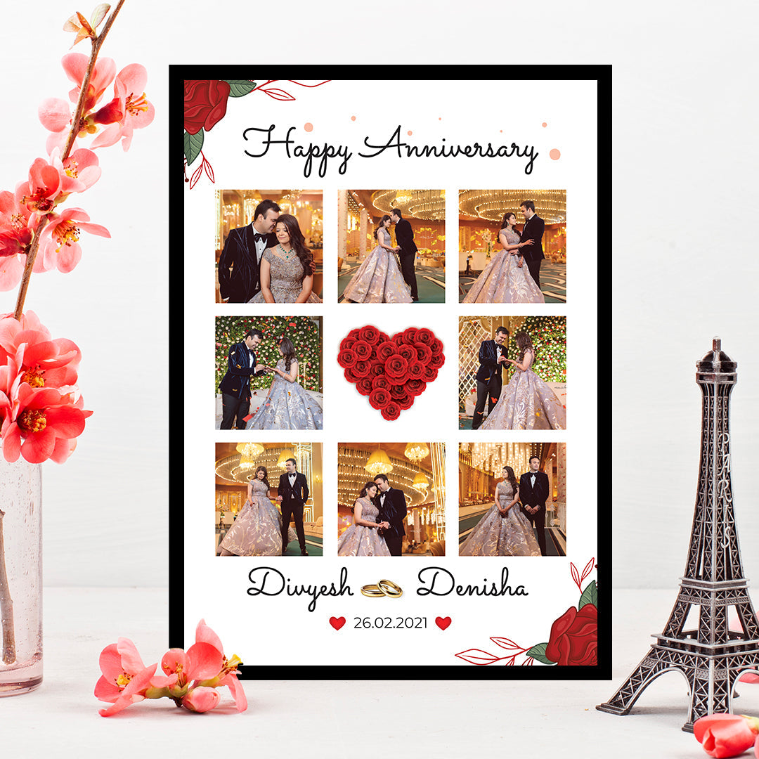 Personalized Anniversary Photo Frame