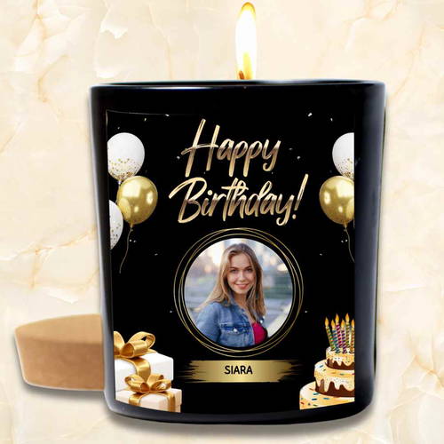 Happy Birthday Customized & Personalised Photo Candles