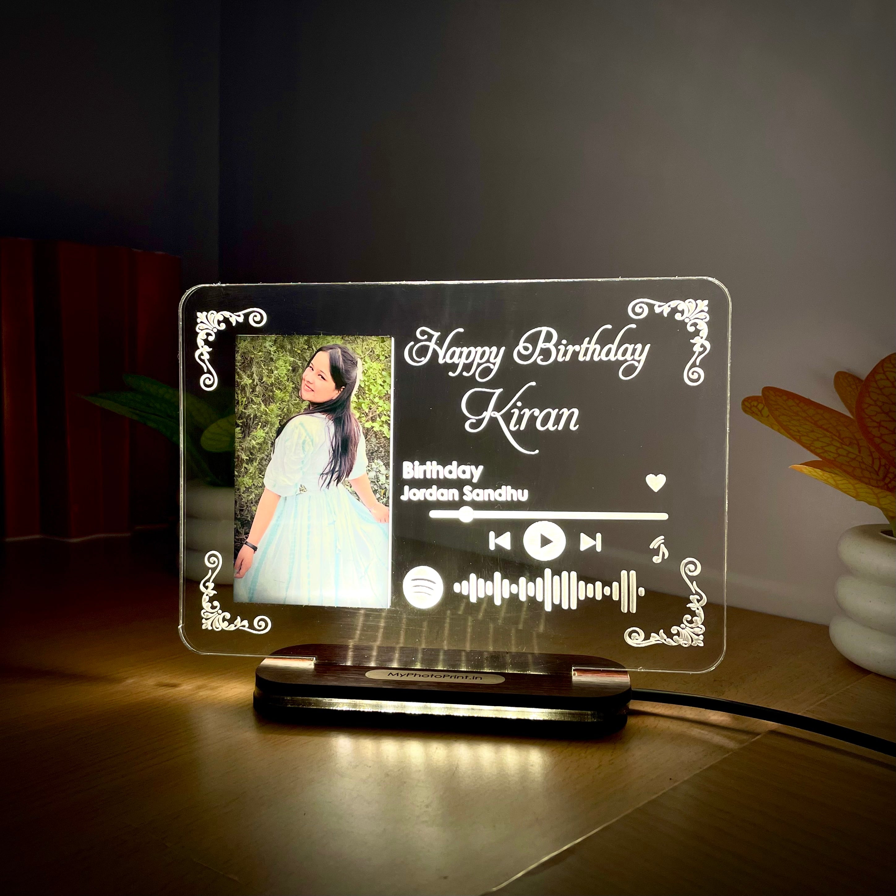 Spotify Music Plaque Customized Lamp