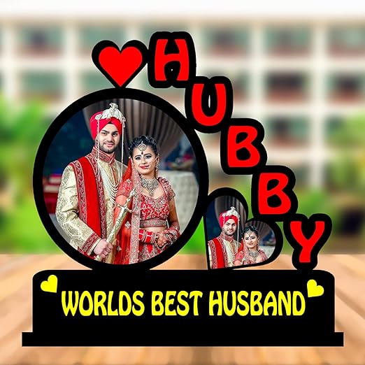 World's Best Husband" Personalized Tabletop Photo Frame