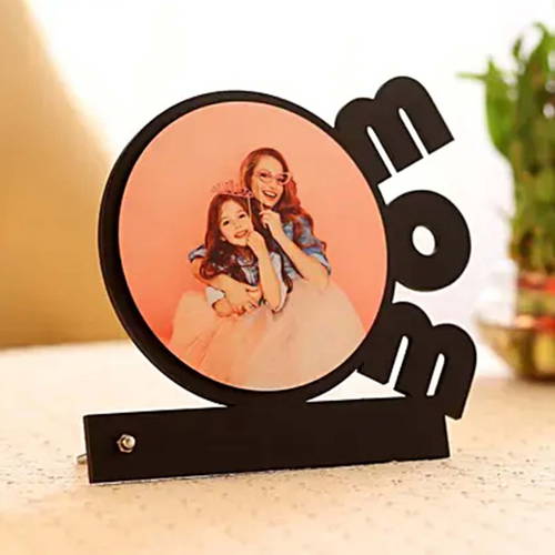 Customized Mom Round Photo Table Top
