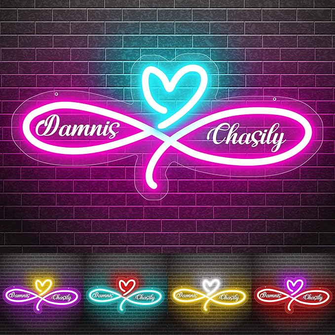Personalized Couple Name Neon