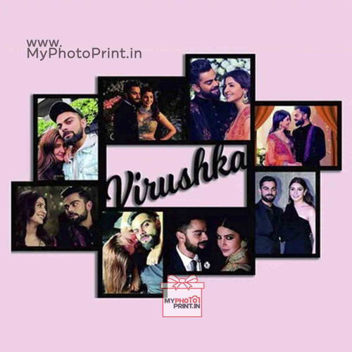 Customized Name Wooden Photo Frame Collage