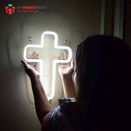 Jesus Christ Cross Neon Light Sign
