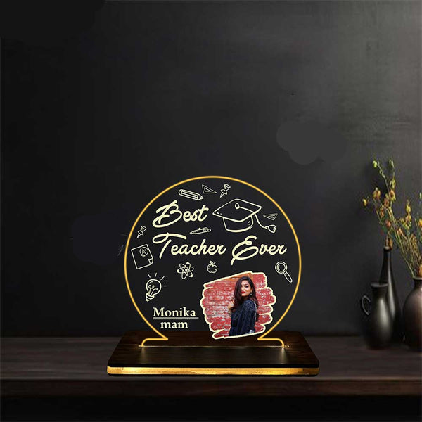 Best Teacher LED Photo Lamp