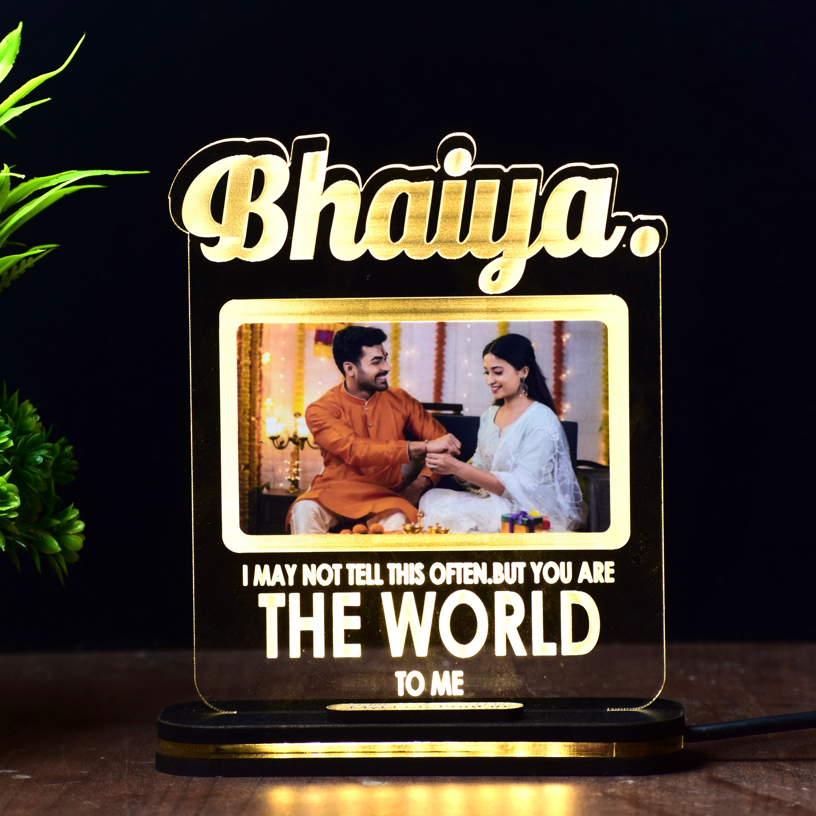 Siblings Special Bond  Lamp for Raksha Bandhan