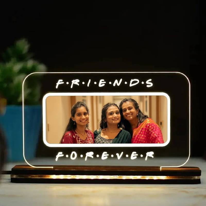 Custom Photo Acrylic Lamp – A Unique Gift for Your Friend