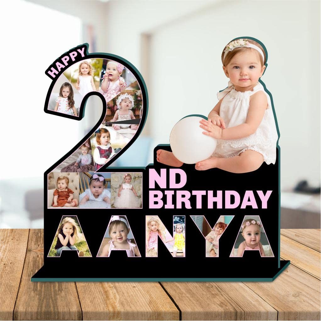 🎉 Personalized Birthday Photo Frame Standee – A Perfect Memory Keepsake! 🎂