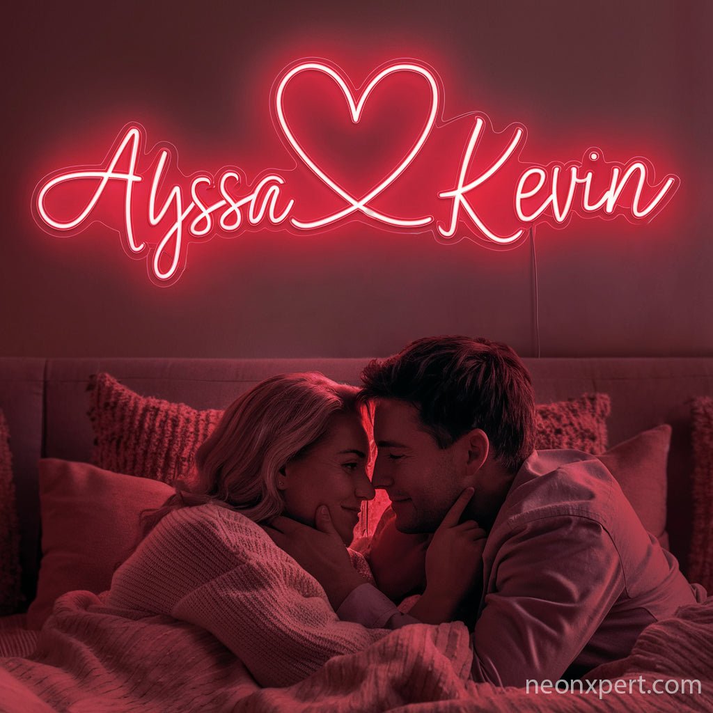 Personalized Couple Name Neon Sign